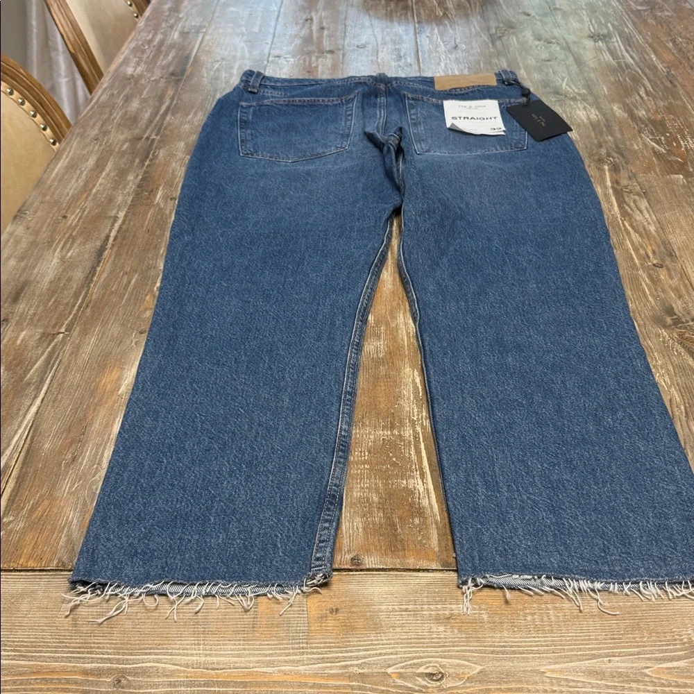 rag & bone High Rise Blue Jeans - Picture 7 of 7